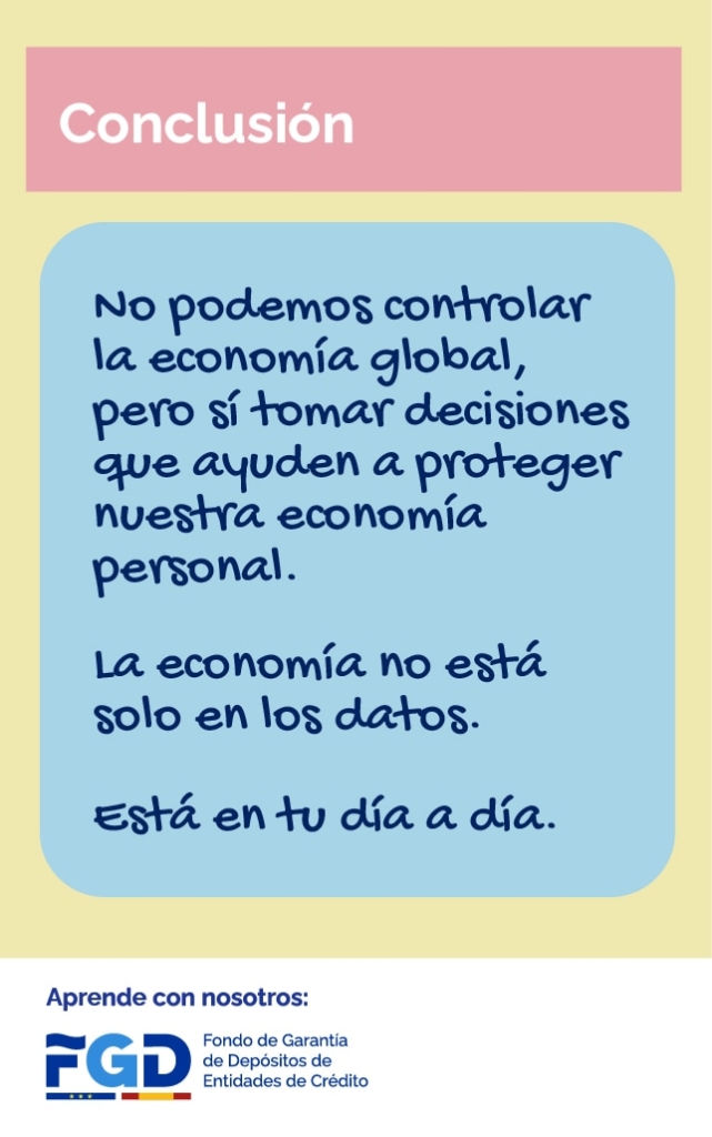Infografía número 2 sobre la conclusión sobre el problema con la estanflación